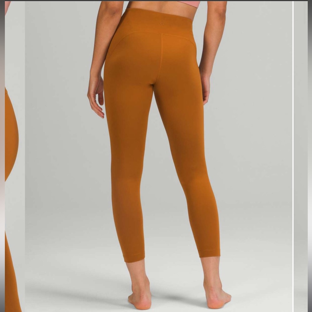 Lululemon Instill High-Rise Tight 25" Butternut Brown size 0 - Picture 2 of 11